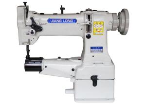 China Vertical Hook Leather 32KG 250×110mm Compound Feed Sewing Machine factory