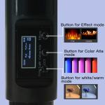 69cm 2ft RGB Video Tube Lights 20 watt 95ra 4 Feet LED Tube Light 12 Pre Set