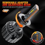 H4 9006 9005 Led Headlights 4300k Color Temperature 32V Voltage