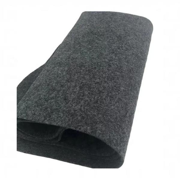 500 Gsm Black Short fiber Polypropylene Nonwoven Geotextile UV-resistant and