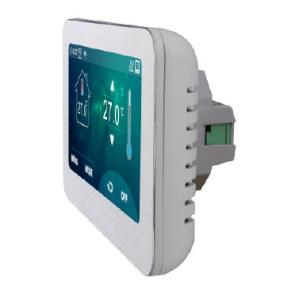 China 4.3 Inch Big Screen Digital Fan Coil Thermostat Electric Heating Controller factory