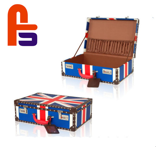 Suitcase Type Presentation Custom Logo Printed FSC Compliant Cardboard Gift Boxes