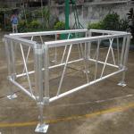 4'x8' Adjustable Event Stage Platform with Aluminum Stage Assembly and 18mm