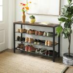 Industrial Shoe Rack for Sale, Particleboard Shoe Rack, Shoe Storage Furniture,