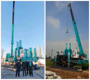 China Static Pile Foundation Equipment , Rotary Piling Machine Customized Color ZYC300 factory