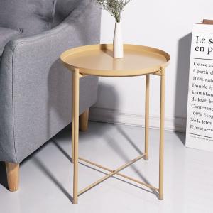 China Furnius Folding Tray Metal Side Table Anti Rust And Waterproof Outdoor Indoor SnakTB factory