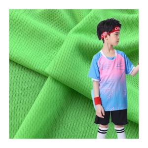 China OEM Knitted Dry Fit 100% Polyester Bird Eye Mesh Fabric For Sportswear factory