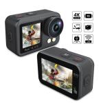 Waterproof Action Sports Camera Small 4K 60FPS 720P 240FPS WiFi Dual Screen Mini
