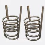 Tube coil air conditioner heat exchanger,application for manufacturing plant