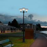 Yard Garden Modern Led Solar Street Lamp Outdoor Waterproof IP65 Landscape