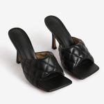 BS109 Women'S Shoes Candy Color Fashion High Heels Square Plaid Spring And