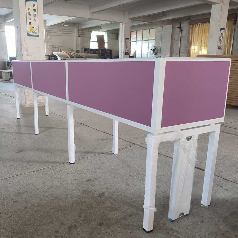 Modular 2 4 6 Office Desks Modern Linear Workstation Office Cubicles Work Station