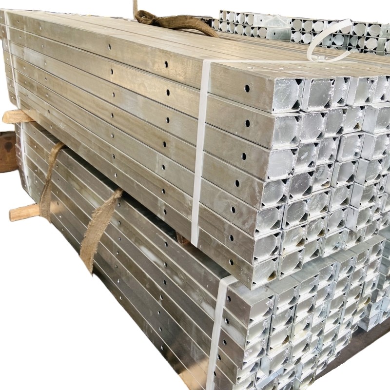 Power Distribution Line cross arm electric pole Rectangular Square Steel