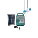 Outdoor Colorful 5W Solar Panel Led Lights With Rechargeable Battery