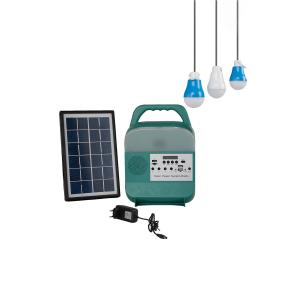 China Outdoor Colorful 5W Solar Panel Led Lights With Rechargeable Battery factory