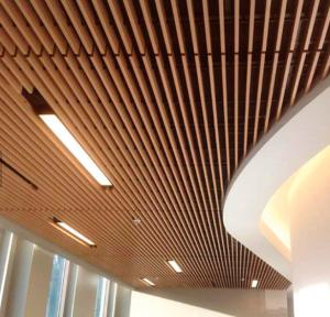 China 3000mm U Baffle Aluminum Panel Ceiling 0.5mm-1mm Plain Pattern factory
