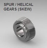 China Gysin spur helical gears skew factory