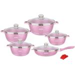 Hot Selling Aluminium Pots Sets Cooking Cookware Medical Stone Nonstick Forged