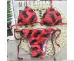 Swimwear button 2018 Sexy Bikinis women swimsuit brazilian woman Bandeau Push up