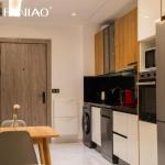 Custom Full Luxury Lacquer With Sink Modern MINI Kitchen Cabinet For Hotel