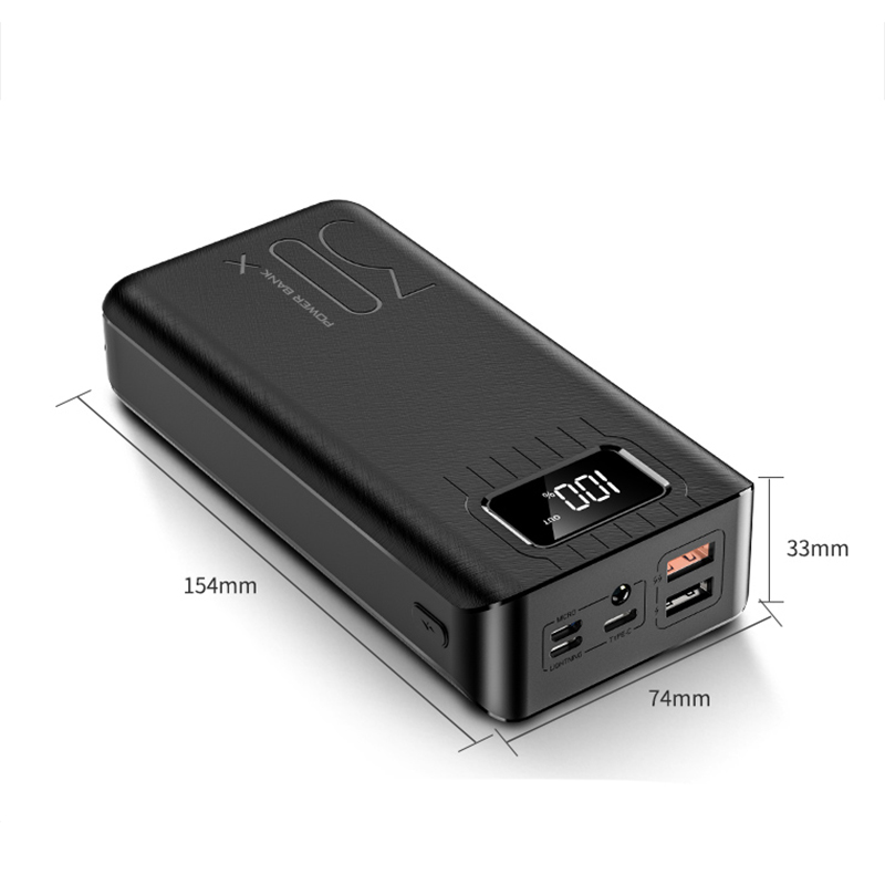 Big capacity 30000mah Power bank with 2 USB output Power Bank 30000 Powerbanks