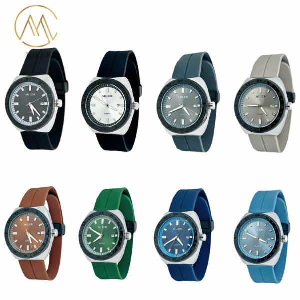 Waterproof Silicon Strap Quartz Watch Style Silicone Waterproof for Men And