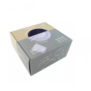 China Custom Logo Folding Cardboard Box Packaging For Tableware Dinnerware on sale