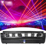 KTV 6 Eye Laser Stage Light Nightclub Disco Led Beam Moving Head Light Dj