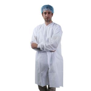 China SMS Disposable Lab Coats Personal Protective Clothing Water Resistance factory