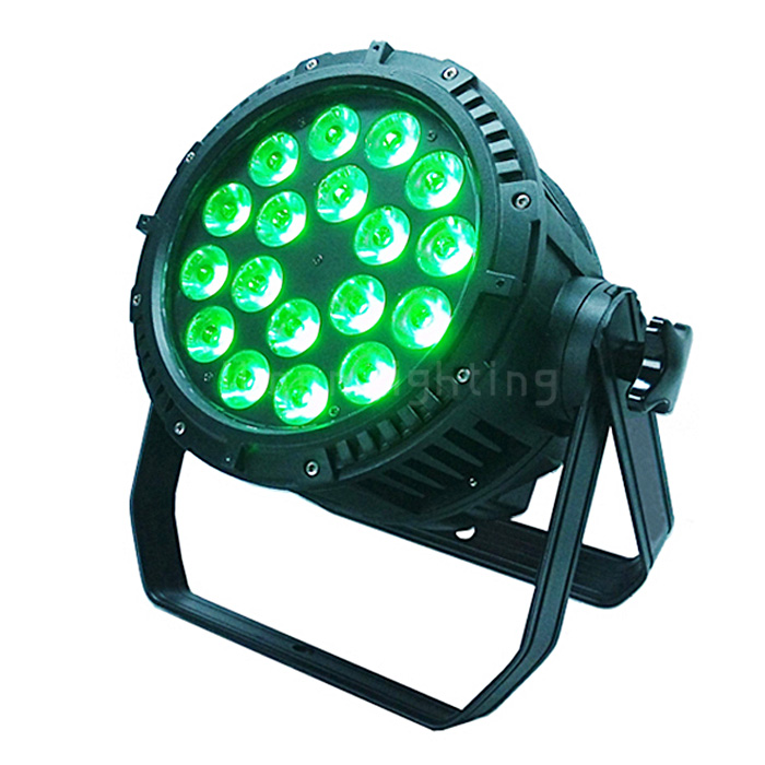 Waterproof 18pcs 10w RGBW 4in1 Aluminum dmx Dj Disco Par LED Uplights