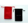 Buy cheap ISO9001 SA8000 Drawstring Pouch Bags , 135mm Small Velvet Drawstring Bags from wholesalers