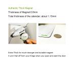 Customized Magnetic Fridge Monthly Calendar Refrigerator Whiteboard Calendar