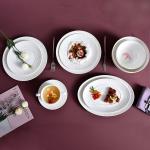 Savall HoReCa Pure White Porcelain Dinnerware Sets Round PB Free