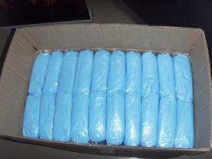 China Latex Free Disposable Polypropylene Shoe Covers , Breathable Surgical Boot Covers factory