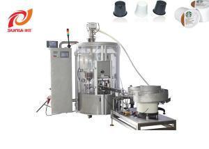 China SUNYI Rotary K Cup Coffee Pod Filling Sealing Machine factory