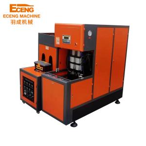 China 16KW Semi Automatic Bottle Blow Molding Machine Mineral Water Plastic factory