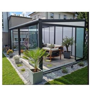 China Waterproof Free Standing Sunroom For Winter Garden Aluminum Frame Tempered Glass factory