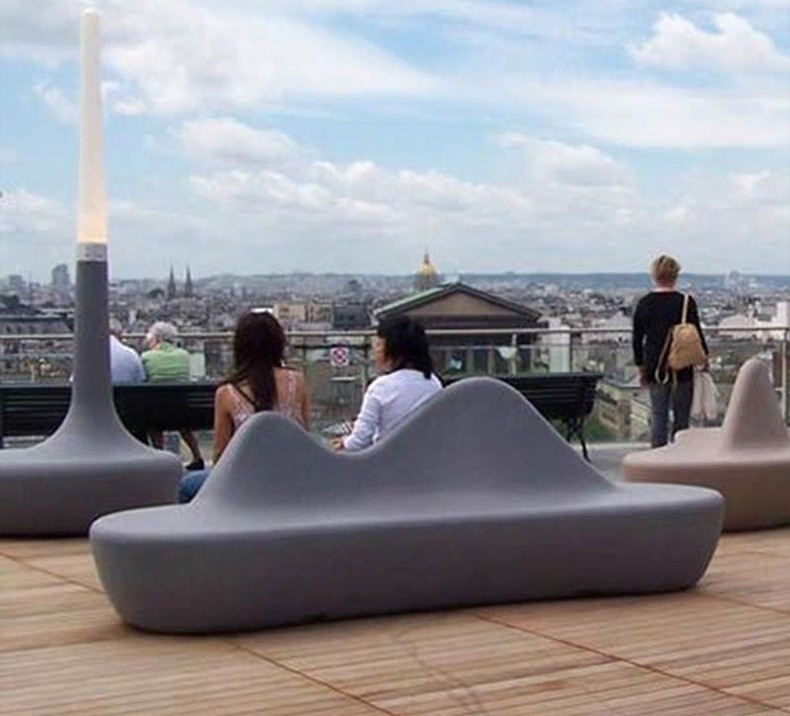 Custom Commercial Hall Lounge Public Sofa Chair Undertake Fiberglass Projects