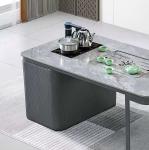 Modern Minimalist Tempered Glass Stainless Steel Fire Stone Fully Automatic