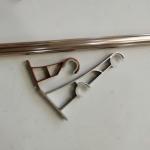 Anodizing Carving Office 0.45mm Galvanized Pipe Curtain Rod
