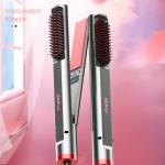 Multipurpose Practical 3 In 1 Straightener Curler Brush 30s Fast Heating