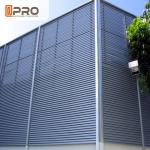 Outdoor Custom Aluminium Sun Louver Shutters For Vertical Sunshade