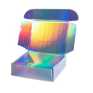 China Collapsible Fashionable Design Cosmetic Paper Packaging Box with Holographic Effect factory