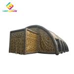 Camouflage Pvc Inflatable Event Tent Outdoor Use Large Size Tunnel Structure