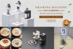 Single Color Cake Coffee Art Printing Machine 15W Power