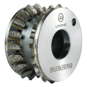 China Grinding Stone/Slabs/Tiles Diamond CNC Profiling Wheels for Profiling Slabs/Tiles factory