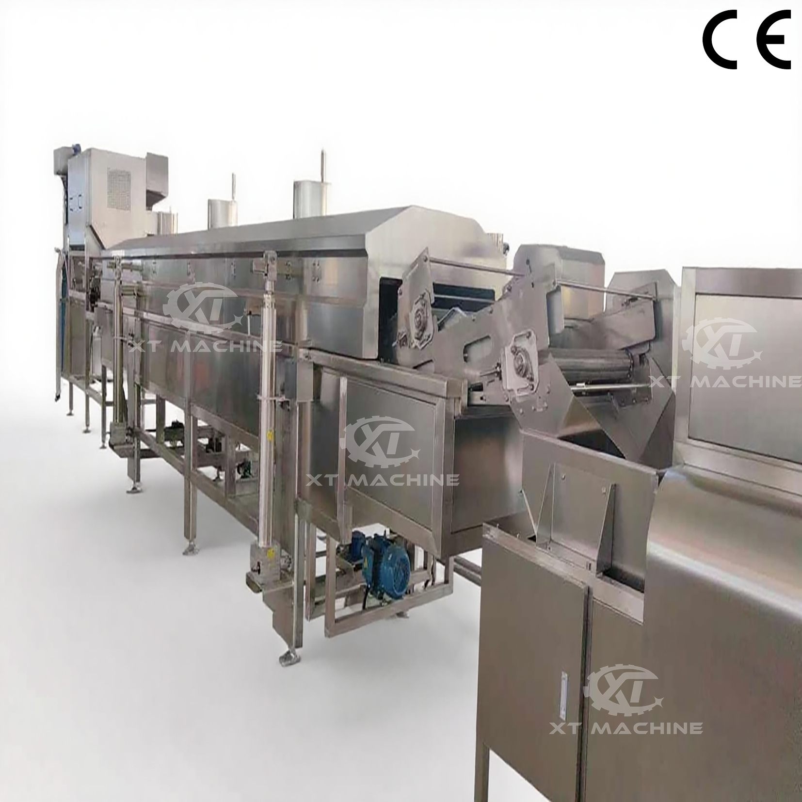 Fully Automatic Continuous Frying Machine For Peanut/Cashew/Broad Bean Frying Production Line