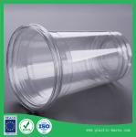 PET Plastic clean disposable drinking cup 420 ml for hotel or restaurant using