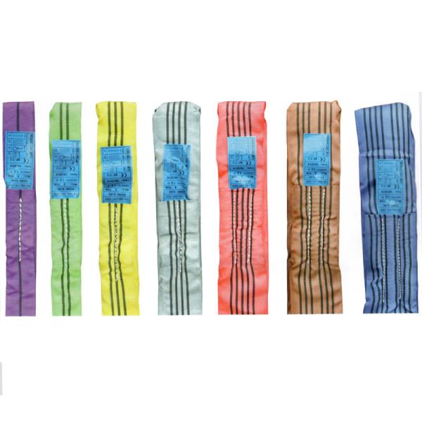 Strength 7000 Lbs Polyester Webbing Slings 2 Meter Length for Lifting/Towing
