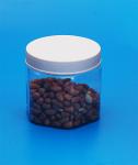 2020 Durable Small Plastic peanut Jars , Easy Opening Tea Coffee Sugar Jars 85MM
